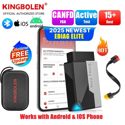 LOT ALL System Car Diagnostic Tools active test 15 Reset Full OBD2 CANFD Scanner