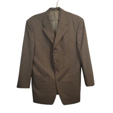 Givenchy Monsieur Vintage  100 wool Blazer 42 Reg Brown gray