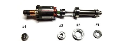 KUPA UPOWER Super UP200 SUG12 Nail Drill Japan Brand For Replacement Bearings