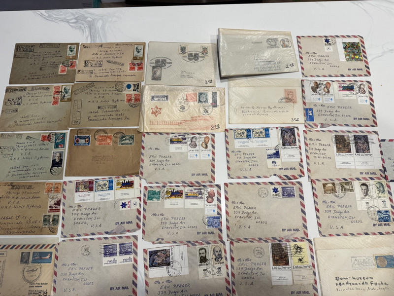 27  ENVELOPES USSR RUSSIA ISRAEL 1961 COLD WAR HAIFA GERMANY GREAT 4 A RESTRUANT
