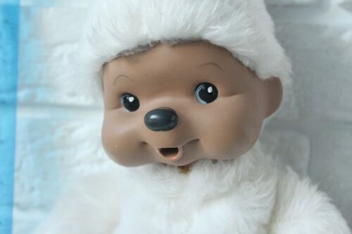 Verschneite Monchichi DDR Stil Monchhichi DDR Daumenlutschen 15" 80er Jahre - Bild 2 von 10