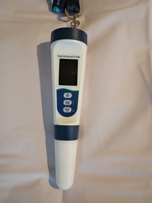 Digital Water Quality Tester TDS EC pH Salinity Temp Meter   Tested & Working