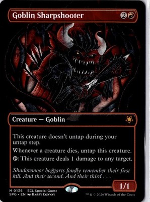 Goblin Sharpshooter (Borderless) Special Guests Regular NM M 0136
