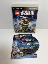 LEGO Star Wars III 3 The Clone Wars (Sony PlayStation 3, 2011) CIB - Good Disk