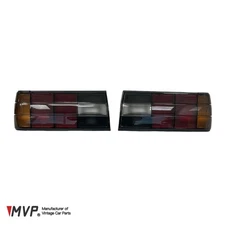 BMW E30 Coupe Sedan Facelift MHW Smoke Tail Light Lens Set, W/Emark & SAE