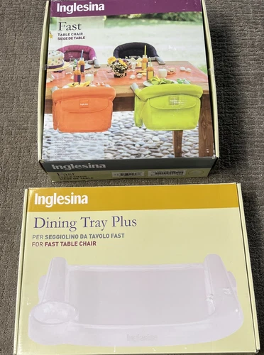 Inglesina Fast Table Chair Cream Pottery Barn Kids Dining Tray Plus New
