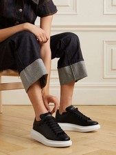 Alexander McQueen Black and White Sneakers Size 10.5 US /40.5 EU