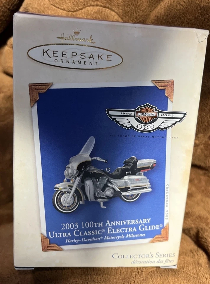 2003- 100th Anniversary Harley Davidson Electra Glide -Hallmark Keepsake - Image 2 of 4