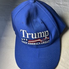 Trump 2020 Hat Keep America Great Make America Great Again MAGA Baseball Capblue