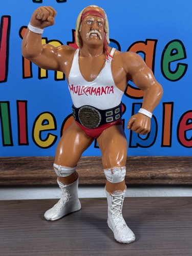 WWF LJN 1988 Series 5 White Shirt Hulk Hogan w/ Do...