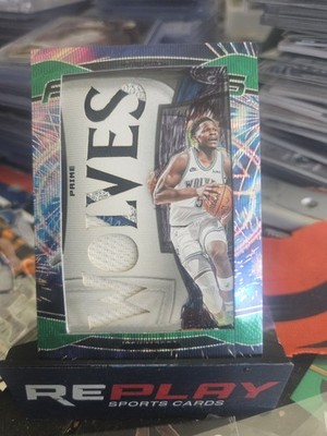 Anthony Edward's 1/1  Jersey Patch By Jpc Customs