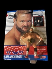 WCW WRESTLING ARN ANDERSON THE ENFORCER GALOOB 1990 SPANISH CARD RARE!