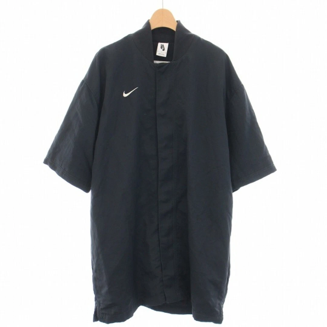 Nike FEAR OF GOD giacca nylon blouson capospalla manica corta zip logo us