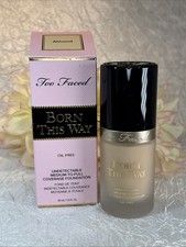 Too Faced Born This Way Oil Free Undetectable Foundation - ALMOND - 1oz NIB FREE
