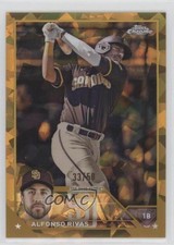 2023 Topps Chrome Update Sapphire Edition Gold 33/50 Alfonso Rivas #USCS80 0c6