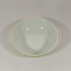 Vintage PYREX Lime Green #024 Mixing Serving Bowl 2 Quart Handles Bright MCM