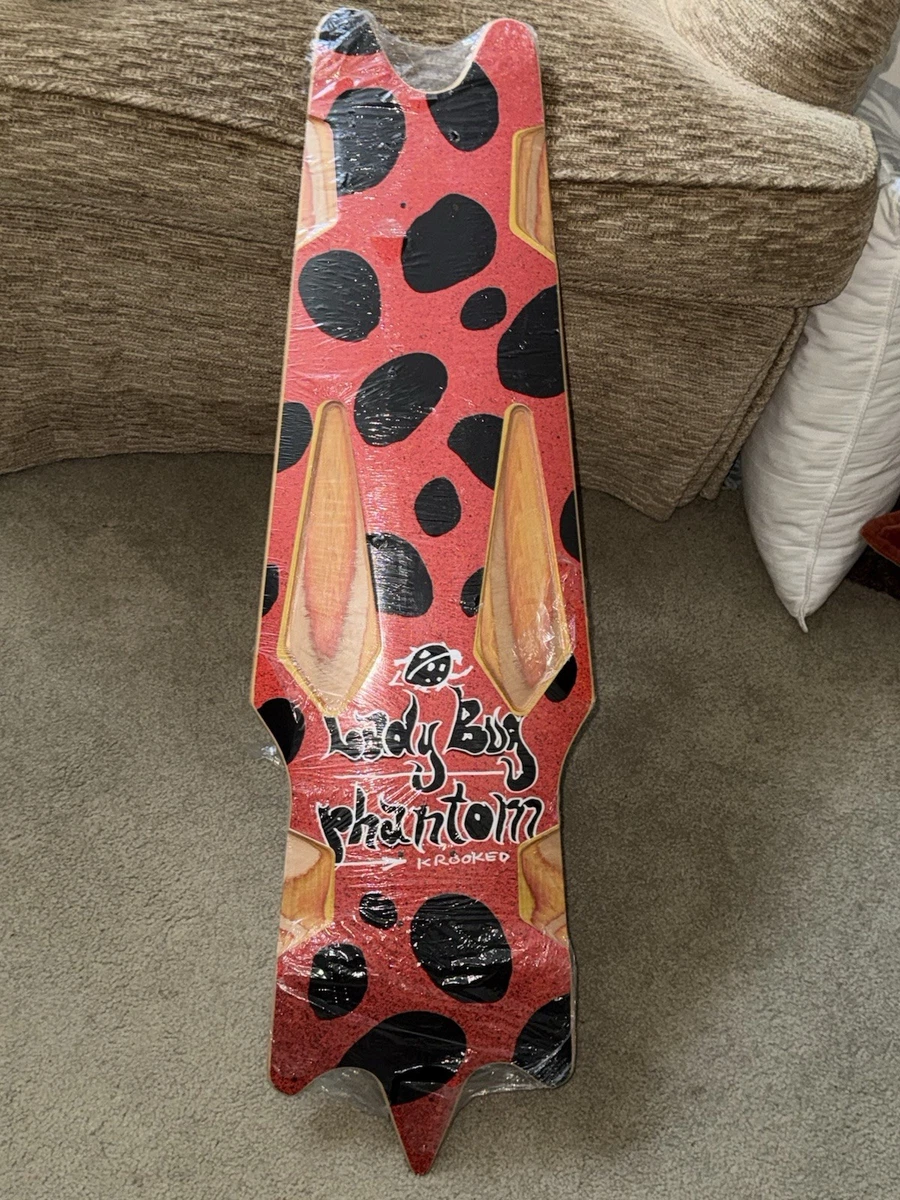 Krooked Skateboard Deck Mark Gonzales Ladybug Phantom Deck Black