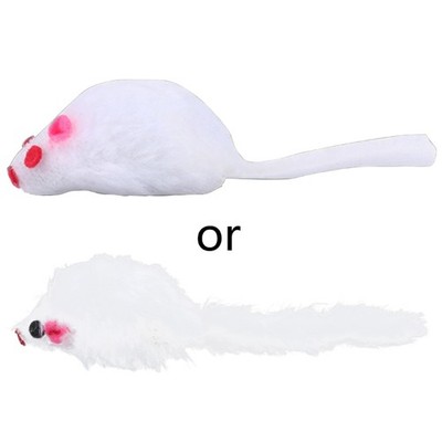 Cats Interactive Mice Toy Soft Plush Squeak Mouse Kitten Catch Training Toys