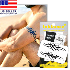 Semi-Permanent Tattoo, Tribal Armband, Long Lasting Temporary Tattoos, Waterproo