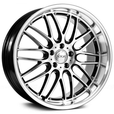 20x8.5 '' XIX Wheels X05 Black Machine with SS Lip Rims
