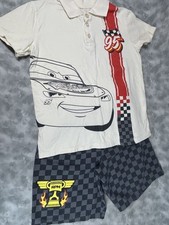 Disney Pixar Cars Boys' Checkered Set Size 7-8