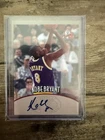 1997 Score Board Autographs 1st Round Kobe Bryant Auto Card #8 Lakers