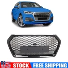 For Audi Q5 SQ5 B9 2018 2019 2020 Grille Honeycomb RSQ5 Style Front Bumper Grill