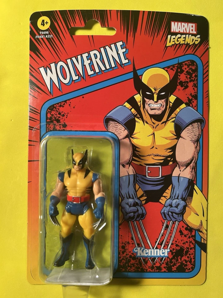 Lote de 6 figuras de acción retro de 3,75 pulgadas de Marvel Legends SpiderMan Wolverine Hulk Foto 4 de 4