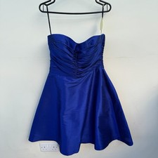 Alfred Sung Royal Blue Size 16 UK (US 14) Strapless Formal Occasion Dress D630