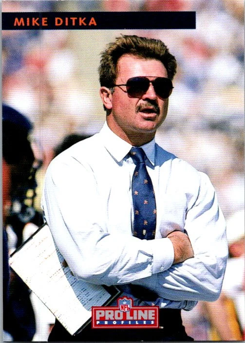 Mike Ditka trading card