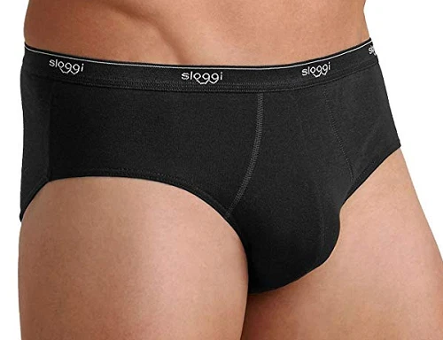 6 Slip Uomo Sloggi Basic Midi Bianco/nero/grigio Basic mutande - Immagine 3 di 3