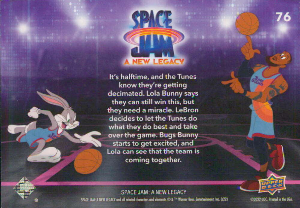 2022 Upper Deck Space Jam A New Legacy #76 Lola Bunny | eBay