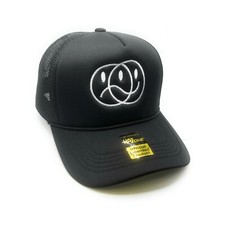 Bipolar Mesh Trucker SnapBack (Black)