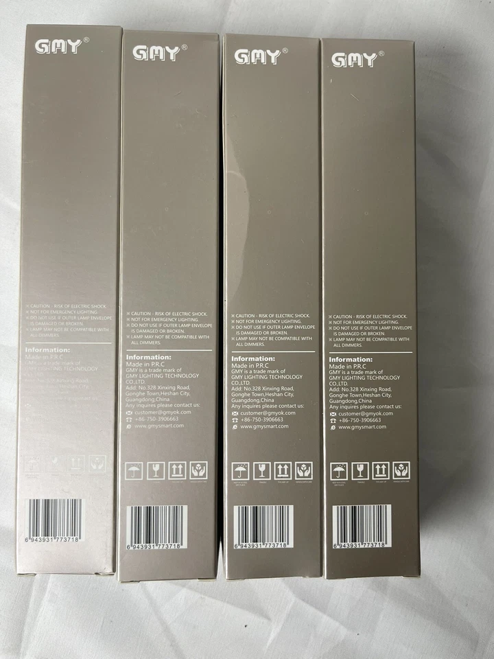 NEW GMY 6" Tubular LED Bulbs, Dimmable T 10L LED Bulb, 120V Filament LED, 4 pack - Image 3 of 4