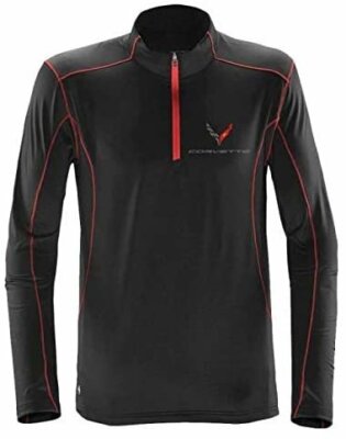 C8 Corvette Next Generation Stingray Quarter-Zip Fleece : Black