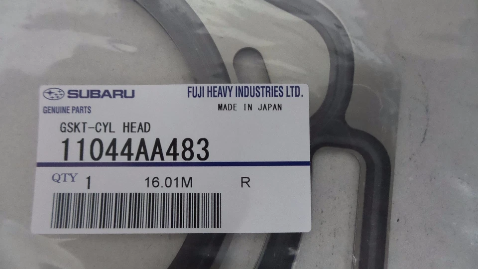 X1 GENUINE SUBARU IMPREZA MULTI LAYER STEEL HEAD GASKET EJ20 STI 11044-AA483 - Image 2 of 2