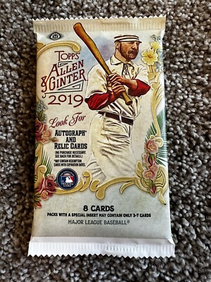 2019 Topps Allen & Ginter Factory Sealed One Hobby Pack Box Case Auto Relic  
