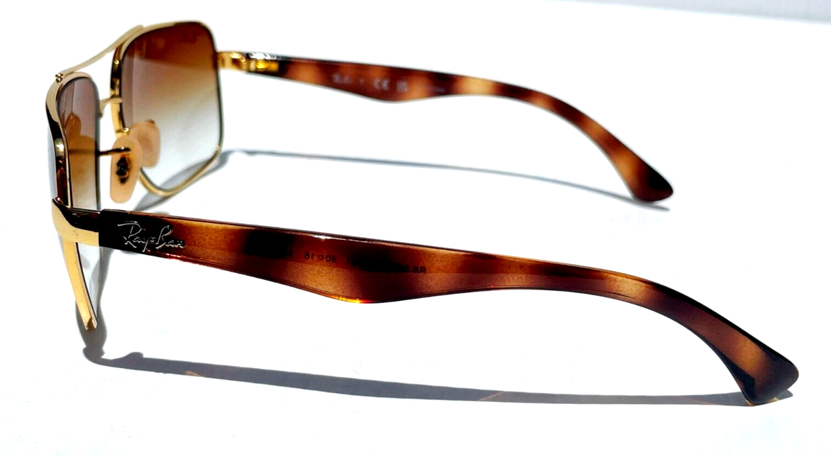NEW Ray Ban Arista Tortoise Gold Gradient Brown Lens  display picture 1