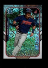 JAMES RAMSEY INDIANS MINT ROOKIE PULSAR REFRACTOR MINI  SP 2015 BOWMAN CHROME B6