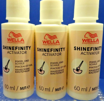 Wella Shinefinity Glaze Activator Brusch Bowl 2% 3 Stück X 60ml = 180 ml