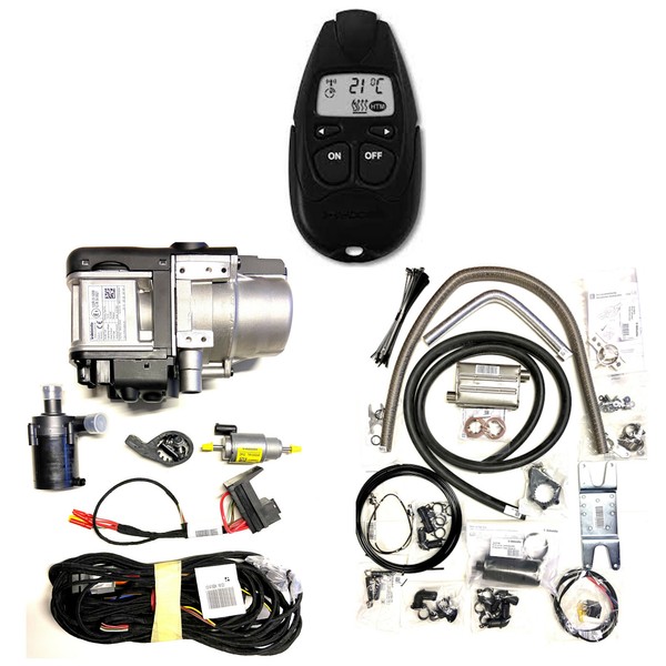 Webasto Thermo Top EVO 4 Benzin Mit Uni-Bausatz Und Fernbedienung T100 HTM-image