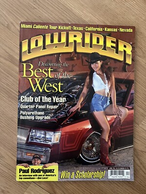 LOWRIDER MAGAZINE*APRIL 1998*VINTAGE*BRAND NEW*VERY RARE