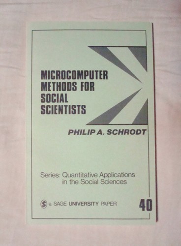 Microcomputer Methods for Social Scientists (Quantitative Applications) - 第 1/1 張圖片