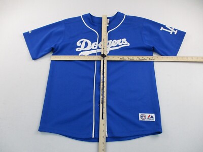 Majestic Los Angeles Dodgers Jersey Mens Large Blue MLB Andre