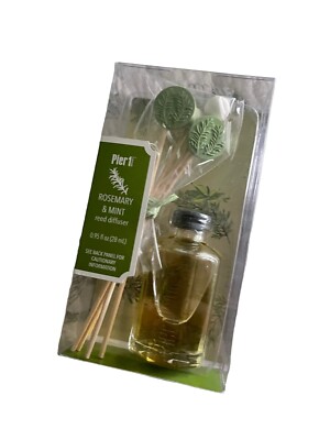 Pier 1 Imports Rosemary & Mint Oil Reed Diffuser Discontinued New