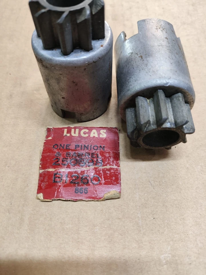 9 Teeth Starter Pinion OEM : LUCAS # 250698 For Austin A30 A50 Sprite MGTD MGTF - Image 2 of 4