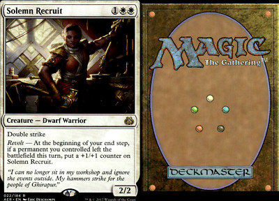 Solemn Recruit MTG Aether Revolt Rare NM x1 - Magic Card
