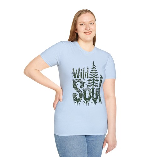 Wild Soul T-Shirt, Nature Lover Gift, Camping Tee, Hiking Tee, Outdoors Tee - Picture 26 of 41