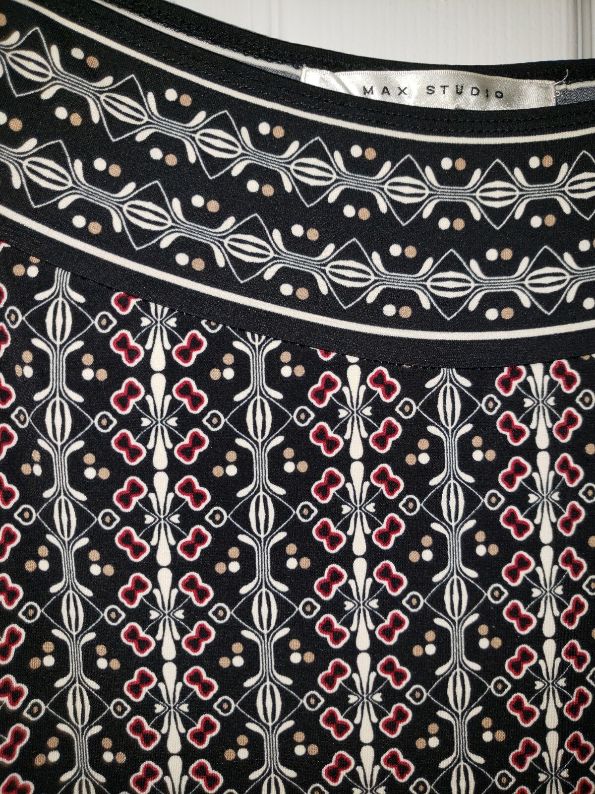 Versatile MAX STUDIO Size SMALL Sheath Dress Boat… - image 13