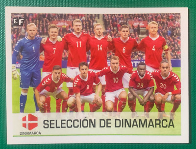 2018 EF Russia World Cup FIFA #141 DENMARK SOCCER TEAM Sticker